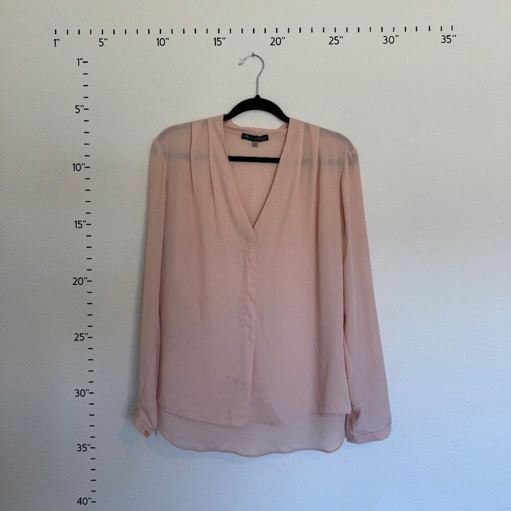 Rose + Olive Light Pink Blouse